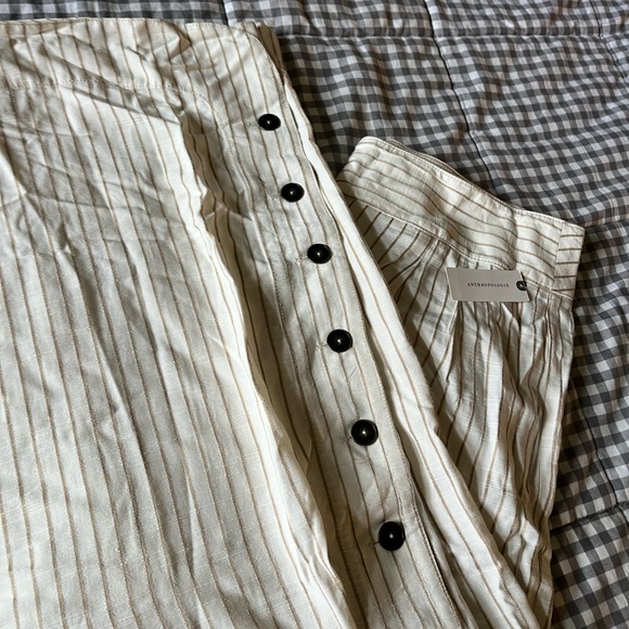 Anthro wide leg linen pant - Picture 5 of 8